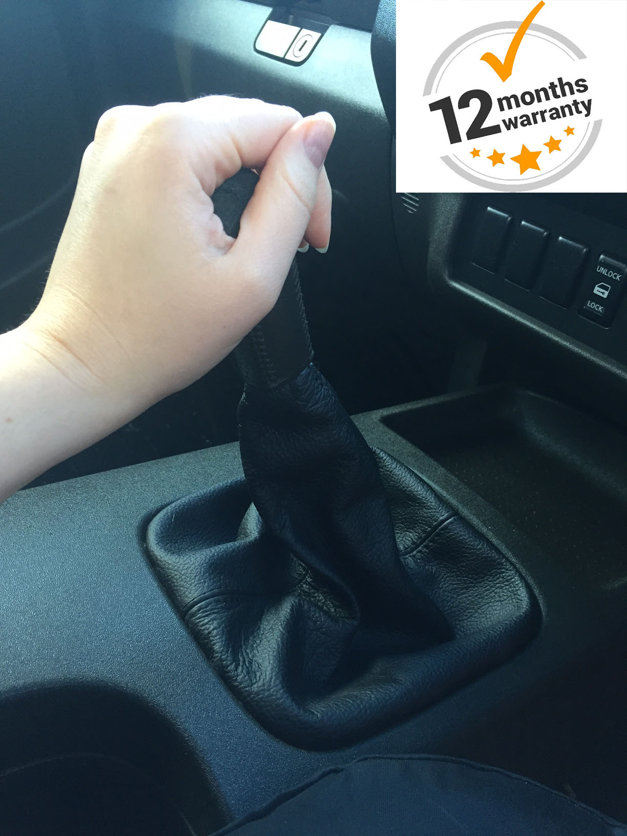 Fits Nissan Navara D40 2006 2012 Real Leather Gear Stick Gaiter